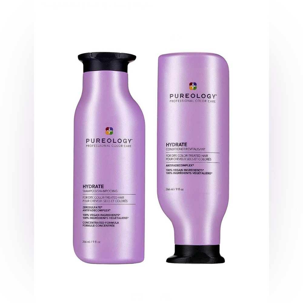 Pureology Hydrate Sheer Nourishing Shampoo | For Fine, Dry Color PACK OF 2